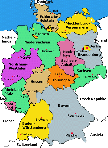 Tyskland Kart Kart